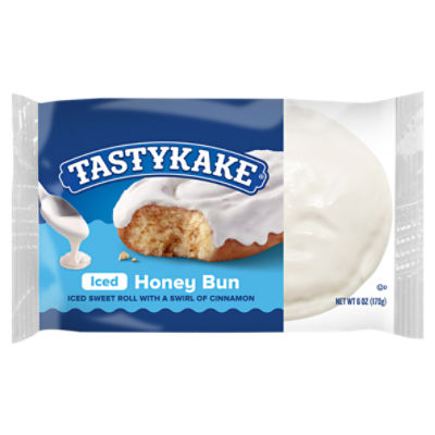 Tastykake Iced Honey Bun, 6 oz