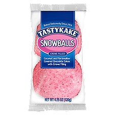 Tastykake Creme Filled Snowballs, 2 count, 4.25 oz