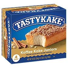 Tastykake Juniors Koffee Kake Family Pack, 2.5 oz, 4 count