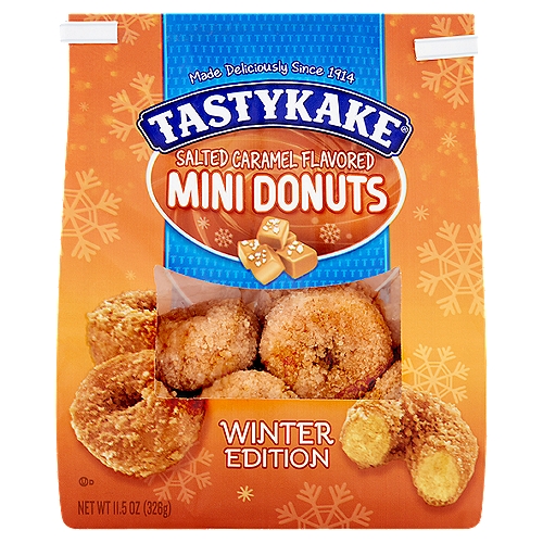 Tastykake Salted Caramel Flavored Mini Donuts Winter Edition, 11.5 oz