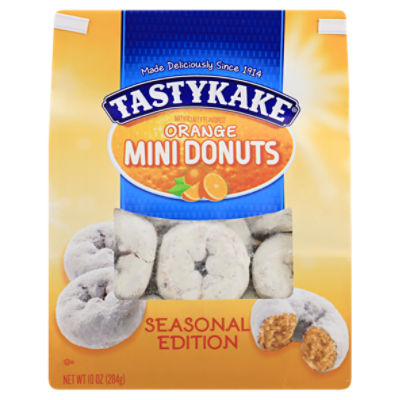 Tastykake Mini Orange Donuts 10 oz