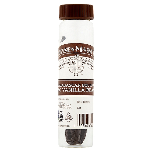 Nielsen-Massey Madagascar Bourbon Vanilla Beans, 2 count