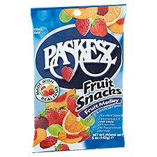 Paskesz Fruit Medley Fruit Snacks, 5 oz