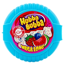 Wrigley's Hubba Bubba Mega Long Triple Mix Chewing Gum, 2 oz