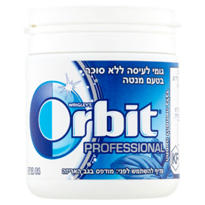 Wrigley's Orbit Professional Peppermint Chewing Gum, 60 count, 3 oz