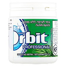 Wrigley's Orbit Professional Spearmint Chewing Gum, 60 count
