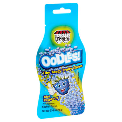 Badatz Paskesz Oodles! Blue Raspberry Tiny Tangy Fruity Chews, 0.56 oz