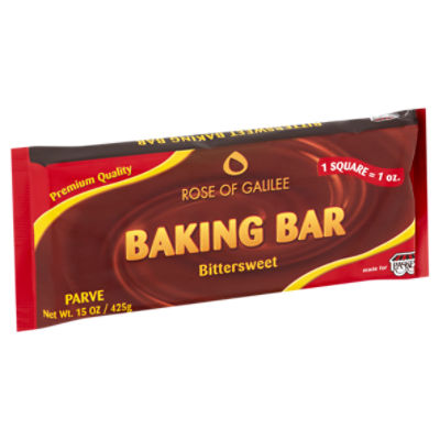 Paskesz Rose of Galilee Bittersweet Baking Bar, 15 oz ShopRite