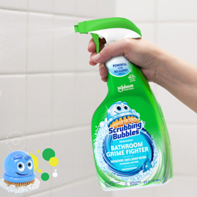 Scrubbing Bubbles Mega Shower Foamer Aerosol, Tough Foaming Bathroom, Tile,  Bathtub and Disinfectant Shower Cleaner (1 Aerosol Spray), Rainshower  Scent, 20 Oz -…