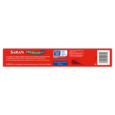 Saran Premium Plastic Wrap, 100 Sq ft