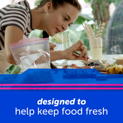 Ziploc Brand Storage Quart Bags, Plastic Storage Bags for Food, 48 Count