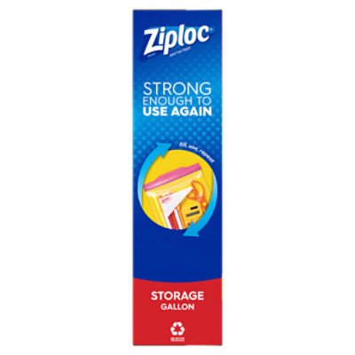 Ziploc Seal Top Freezer Bag, Gallon, 38-count, 4-pack