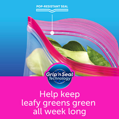 Ziploc® Grip N Seal™ Technology Quart Storage Bags with New Stay Open  Design, 24 ct - Kroger