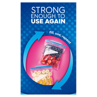 Ziploc Brand Freezer Quart Bags, with Grip 'n Seal Technology, 38 Count