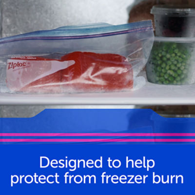 Ziploc® Brand Freezer Bags with Grip 'n Seal Technology, Quart