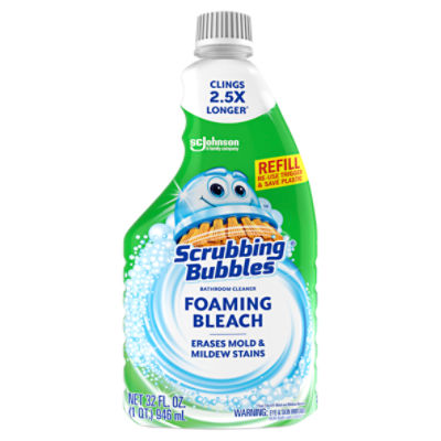 Scrubbing Bubbles Foaming Bleach Bathroom Cleaner, Refill Bottle, 32 oz, 32 Fluid ounce