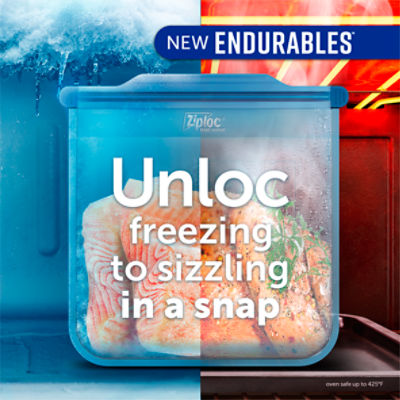 Ziploc Endurables Medium Reusable Silicone Pouch - Shop Food Storage at  H-E-B