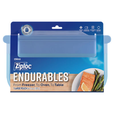 Ziploc® Endurables™ Large Pouch, Half Gallon, 8 cups, 64 fl oz