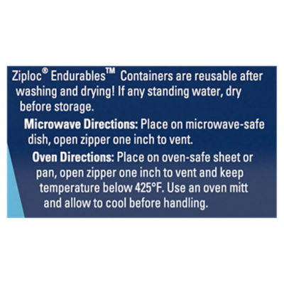 Ziploc Endurables Small Container, 2 cups, Wide Base With Feet, Reusable  Silicone, From Freezer, to Oven, to Table, 2 Pack 