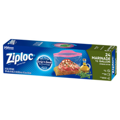 1/2 gallon ziploc 2025 bags