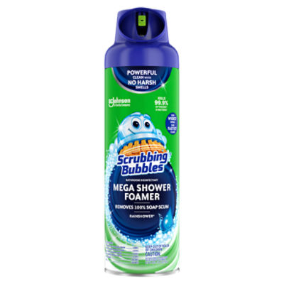Scrubbing Bubbles Mega Shower Foamer Aerosol, Disinfectant Shower