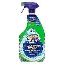 Scrubbing Bubbles Bathroom Mega Shower Foamer Spray, Rainshower, 32 fl oz, 32 Fluid ounce