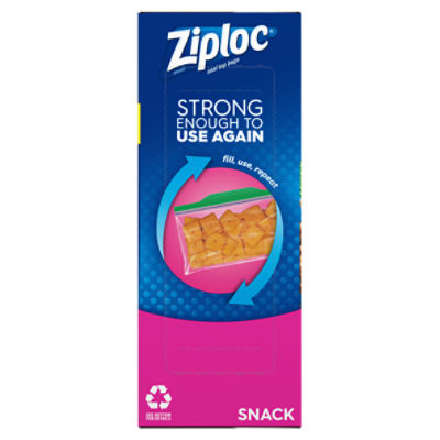 Ziploc® Brand Snack Bags with Grip 'n Seal Technology, 90 Count