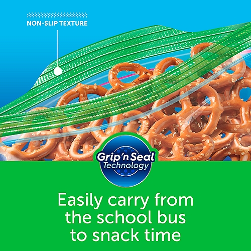 Ziploc® Brand Snack Bags with Grip 'n Seal Technology, 90 Count