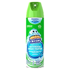 Scrubbing Bubbles Bathroom Grime Fighter Aerosol, Disinfectant Spray, Rainshower, 20 oz, 20 Ounce