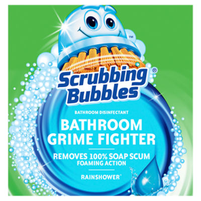 Scrubbing Bubbles Mega Shower Foamer Aerosol, Tough Foaming Bathroom, Tile,  Bathtub and Disinfectant Shower Cleaner (1 Aerosol Spray), Rainshower  Scent, 20 Oz, Bathroom