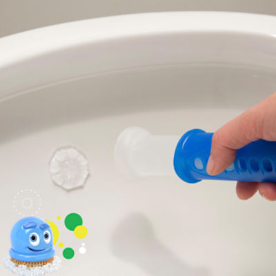 Scrubbing Bubbles Fresh Brush Starter Kit Toilet Cleaning + 9 Flushable  Refills