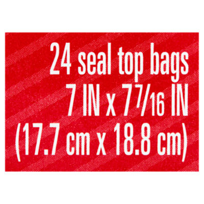 Ziploc Storage Bags Quart, 24 CT