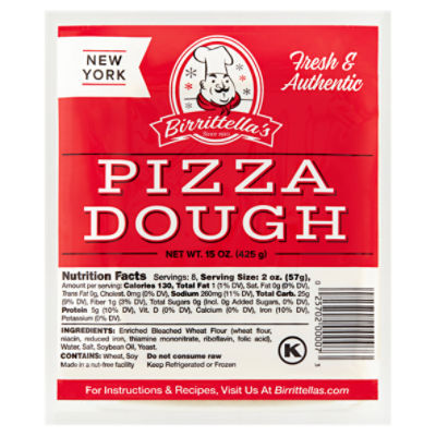 Birrittella's Pizza Dough Fresh, 15 oz ShopRite
