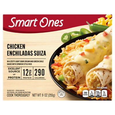 Smart Ones Chicken Enchiladas Suiza w/ Sour Cream, Green Chile