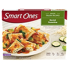 Smart Ones Ravioli Florentine with Spinach Marinara Sauce, Zucchini & Carrots Frozen Meal, 8.5 oz Box