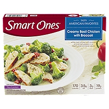 Smart Ones Creamy Basil Chicken with Broccoli, 9 Ounce