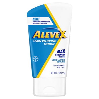 AleveX Max Strength Menthol Pain Relieving Lotion, 2.7 oz