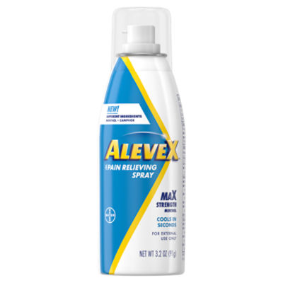 AleveX Max Strength Menthol Pain Relieving Spray, 3.2 oz