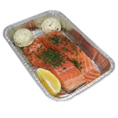 Fresh Made Garlic Butter Salmon