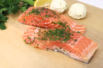 Fresh Made Garlic Butter Salmon