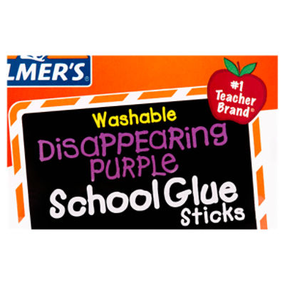 Elmers Glue Stick, School, Disappearing Purple
