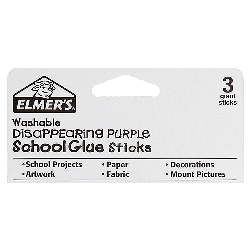 Elmer's Glue Stick Purple 0.77 OZ EACH