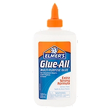 Elmer's Glue-All Extra Strong Formula, Multi-Purpose Glue, 7.63 Fluid ounce