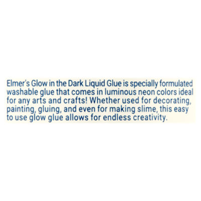 Elmers Glow In The Dark Liquid Glue Natural 5 Oz - Office Depot