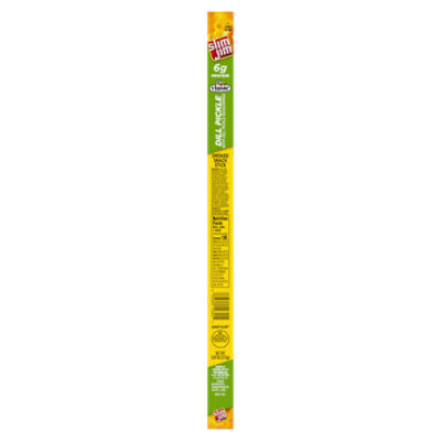 Slim Jim Dill Pickle with Dill Pickle Seasonings Smoked Snack Stick, 0.97 oz