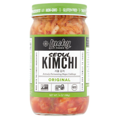 Lucky Foods Original Seoul Kimchi, 14 oz
