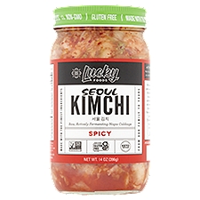 Lucky Foods Spicy Seoul Kimchi, 14 oz