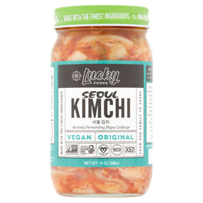 Lucky Foods Original Seoul Kimchi, 14 oz