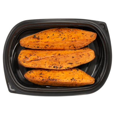 Roasted Sweet Potato Wedges - Sold Cold