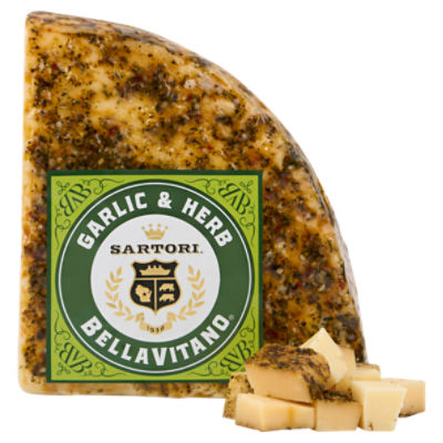 Sartori Garlic & Herb BellaVitano Cheese